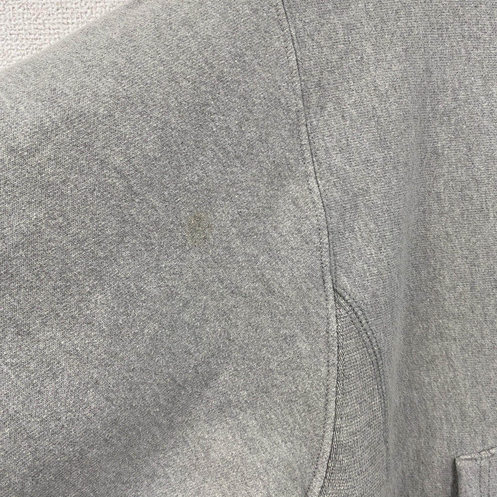 Champion　チャンピオン　リバースウィーブ　スウェットパーカー/フーディー　刺繍ロゴ　ワンポイント　現行　灰色　グレー　Sサイズ　古着