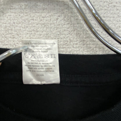 Stedman　半袖背面プリントTシャツ　黒　ブラック　Lサイズ