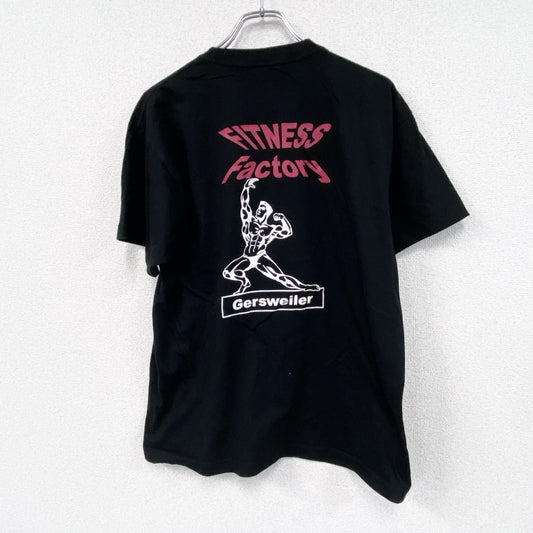 Stedman　半袖背面プリントTシャツ　黒　ブラック　Lサイズ