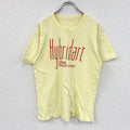 半袖プリントTシャツ　黄色　イエロー　古着