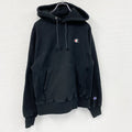 Champion　チャンピオン　リバースウィーブ　スウェットパーカー/フーディー　ヘビーウエイト　現行　黒　ブラック　Sサイズ　古着