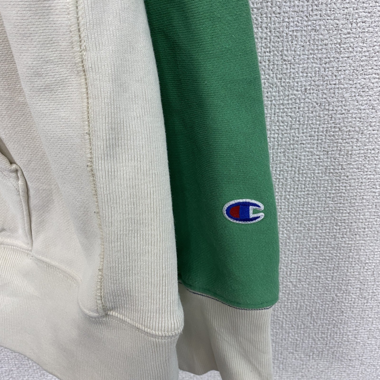 Champion　チャンピオン　リバースウィーブ　スウェットパーカー/フーディー　白　ホワイト　2Xサイズ トレーナー スウェットトップス フード付き 古着