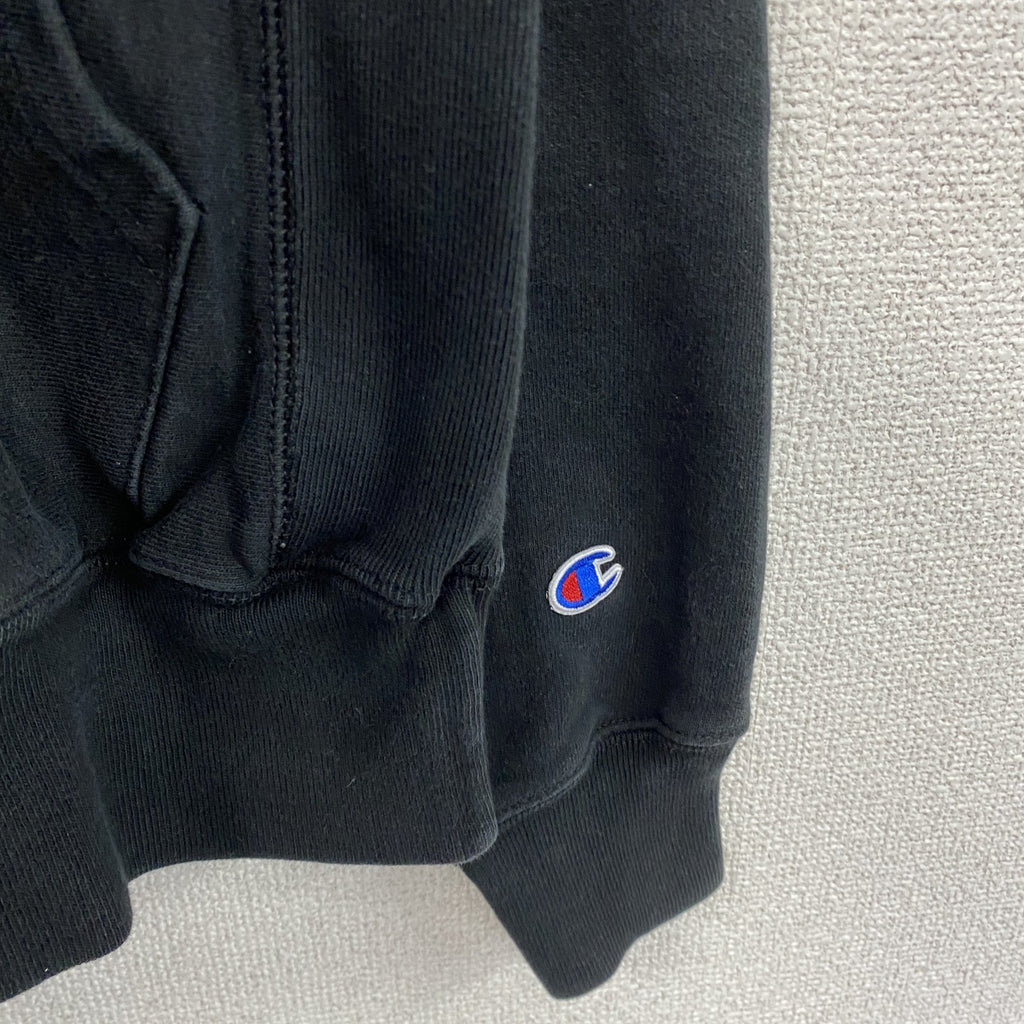 Champion　チャンピオン　リバースウィーブ　スウェットパーカー/フーディー　ヘビーウエイト　現行　黒　ブラック　Sサイズ　古着