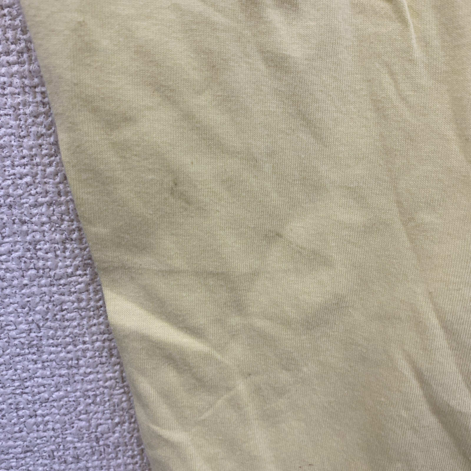 半袖プリントTシャツ　黄色　イエロー　古着