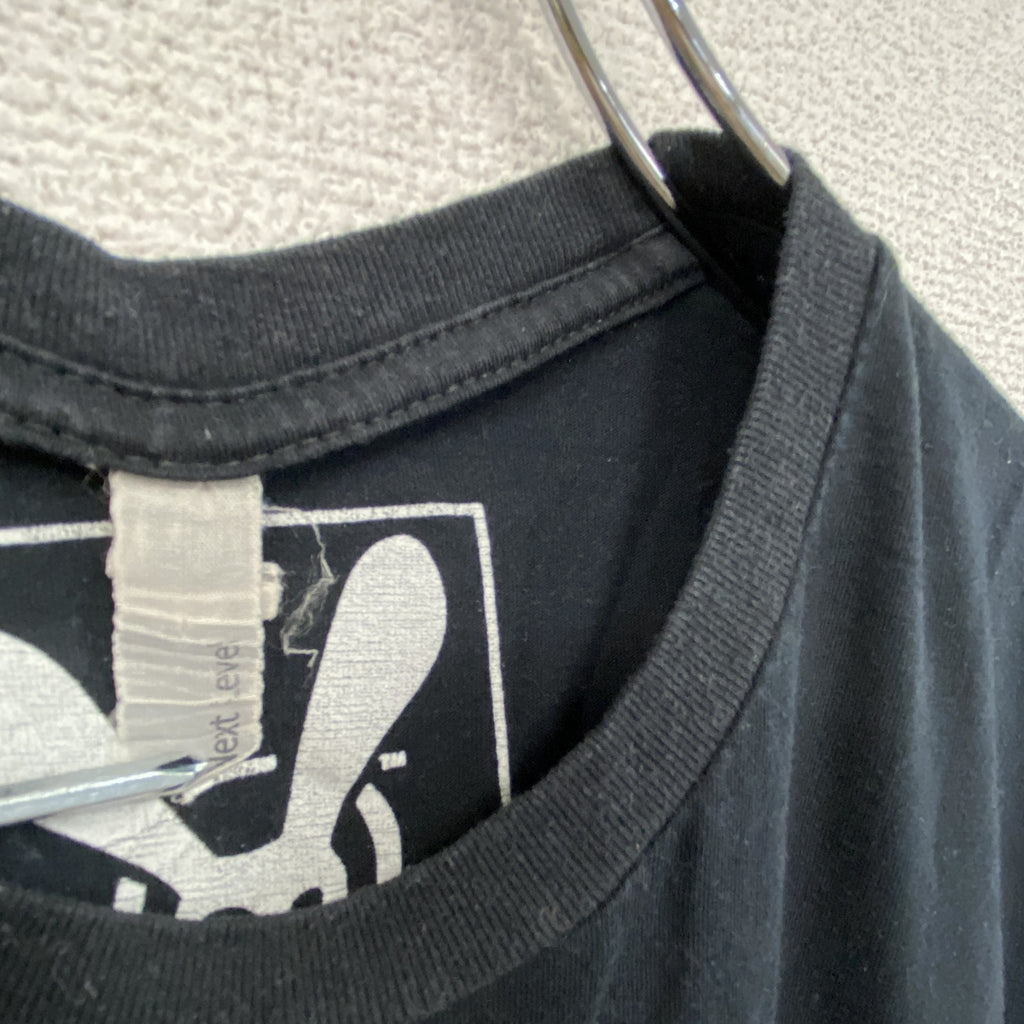 Next Level　KottoZoo　半袖プリントTシャツ　黒　ブラック　古着