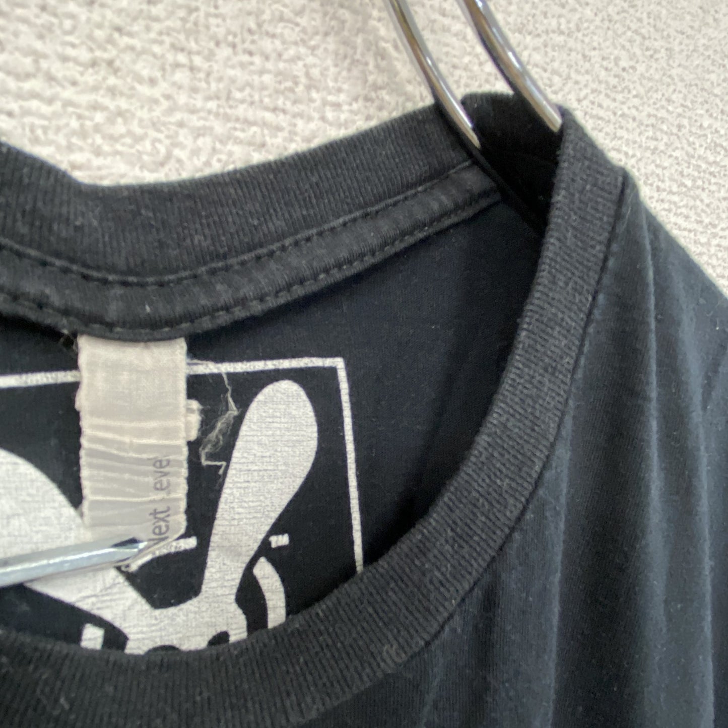 Next Level　KottoZoo　半袖プリントTシャツ　黒　ブラック