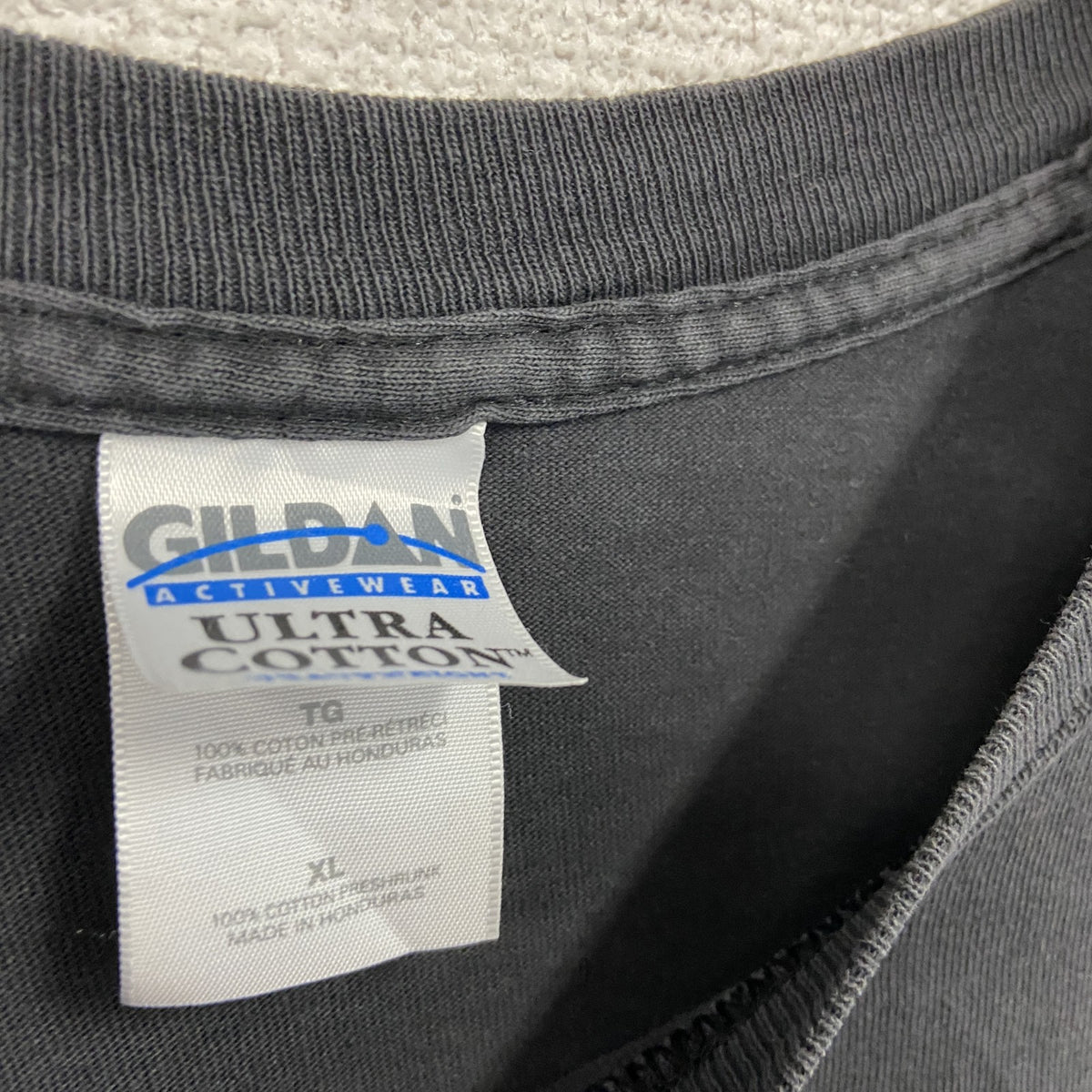 GILDAN　ギルダン　半袖プリントＴシャツ　黒　ブラック　XLサイズ Tシャツ カットソー メンズ 古着