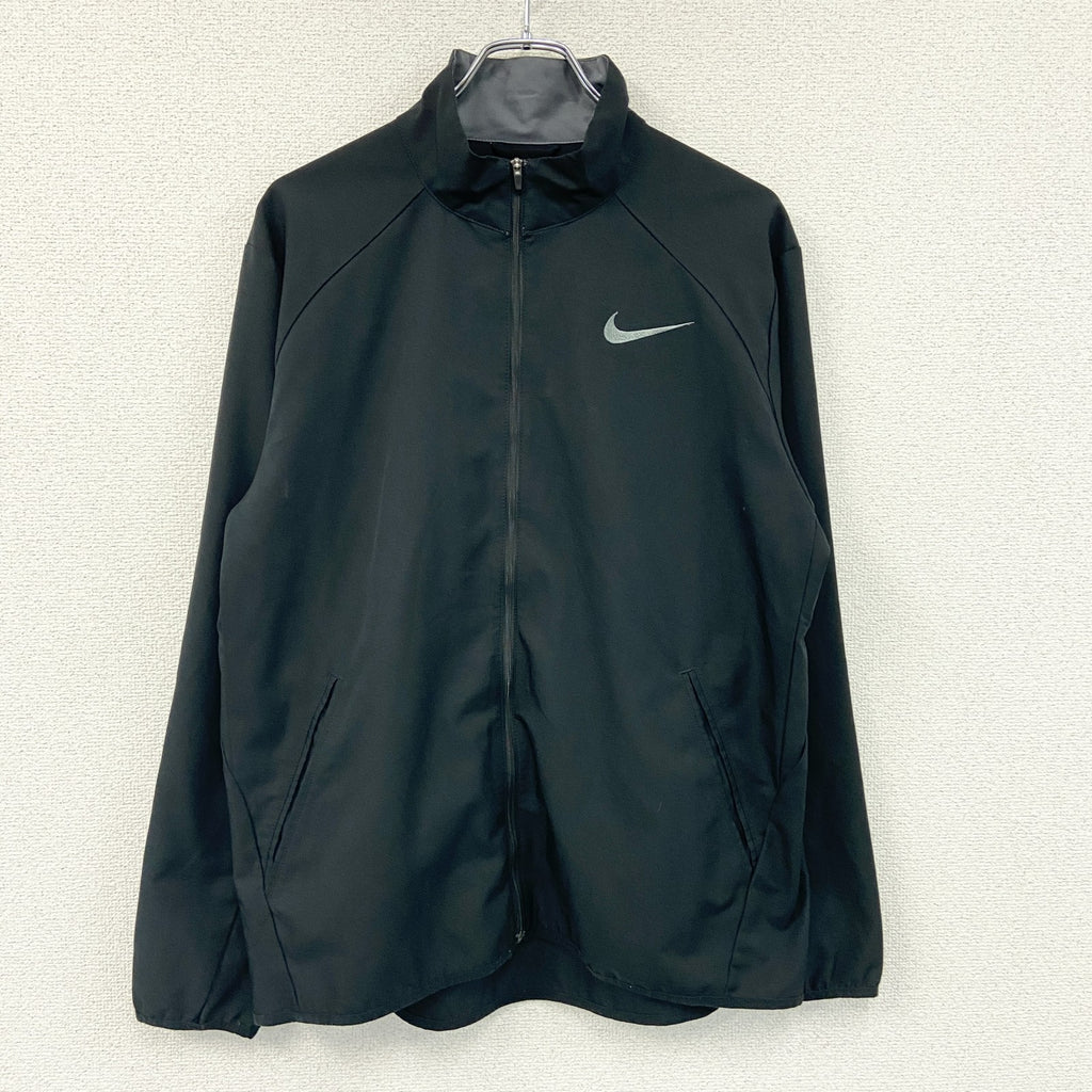 NIKE　ナイキ　フルジップジャケット　黒　ブラック　XLサイズ　古着