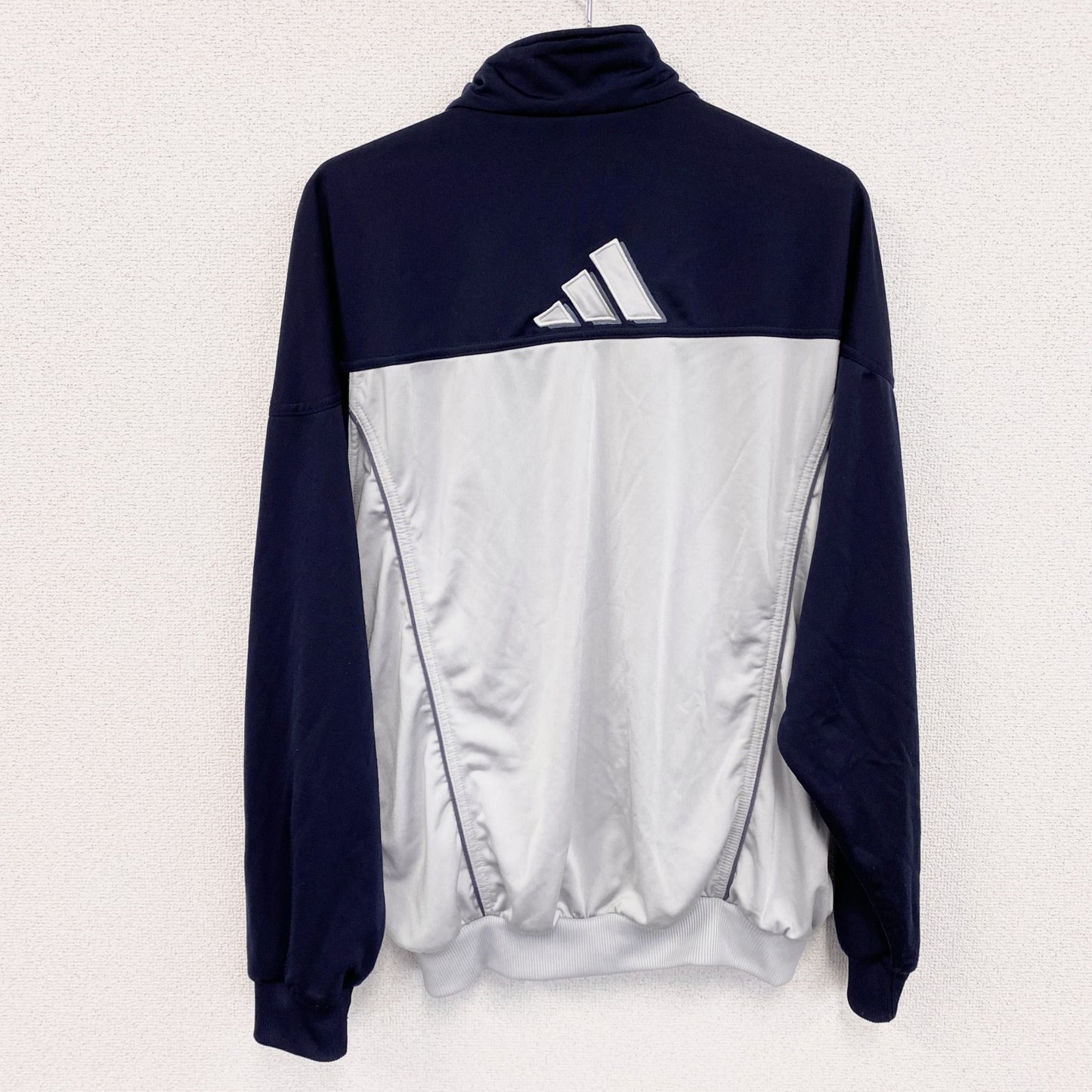 90s　adidas　アディダス　トラックジャケット/ジャージ　ヴィンテージ　紺　ネイビー　XLサイズ