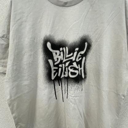 BILLIEEILISH　ビリー アイリッシュ　半袖プリントTシャツ　白　ホワイト　Lサイズ