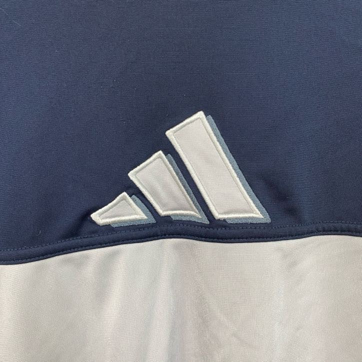 90s　adidas　アディダス　トラックジャケット/ジャージ　ヴィンテージ　紺　ネイビー　XLサイズ