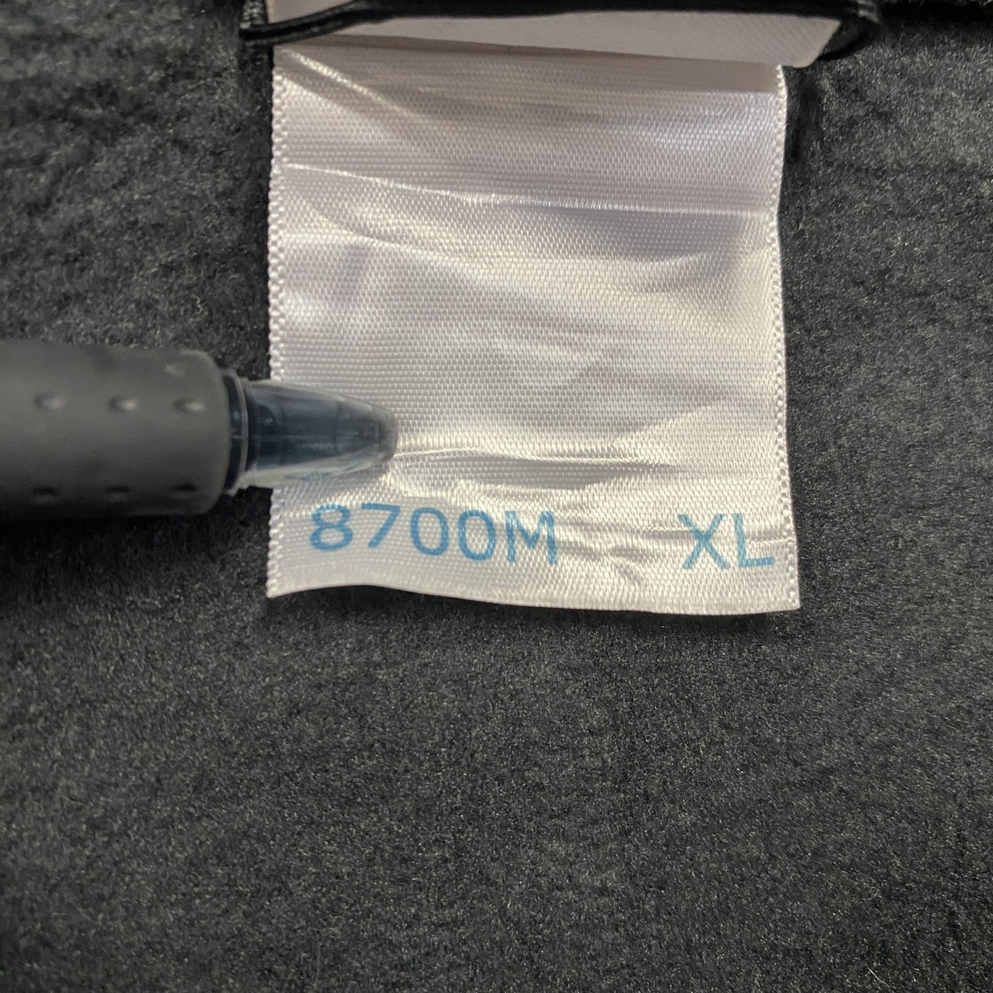 RUSSELL　ラッセル　フルジップフリースジャケット　刺繡　黒　ブラック　XLサイズ