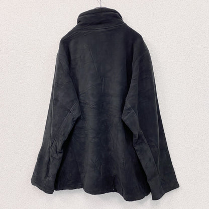 RUSSELL　ラッセル　フルジップフリースジャケット　刺繡　黒　ブラック　XLサイズ