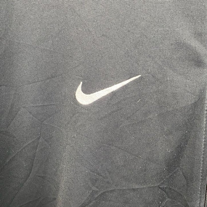 NIKE　ナイキ　トラックジャケット/ジャージ　刺繍ロゴ　黒　ブラック　XLサイズ