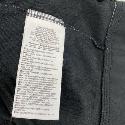 NIKE　ナイキ　トラックジャケット/ジャージ　刺繍ロゴ　黒　ブラック　XLサイズ