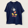 半袖プリントＴシャツ　Mikey Mouse　ミッキーマウス　黒　ブラック Tシャツ カットソー メンズ 古着
