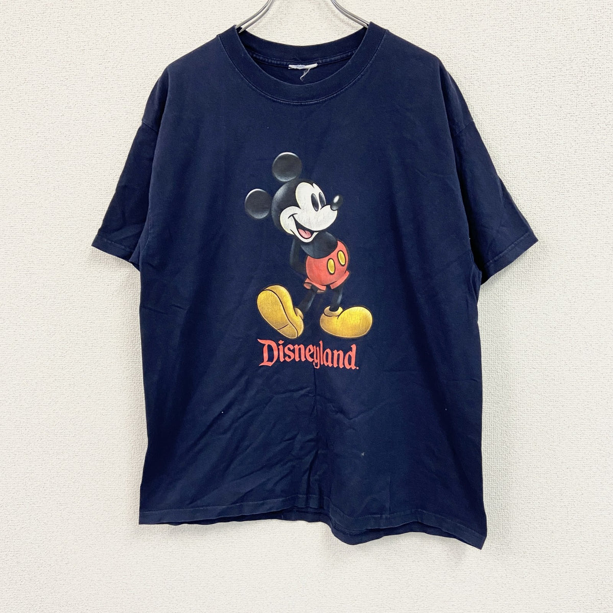 半袖プリントＴシャツ　Mikey Mouse　ミッキーマウス　黒　ブラック Tシャツ カットソー メンズ 古着
