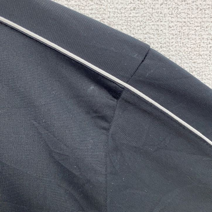 NIKE　ナイキ　トラックジャケット/ジャージ　刺繍ロゴ　黒　ブラック　XLサイズ