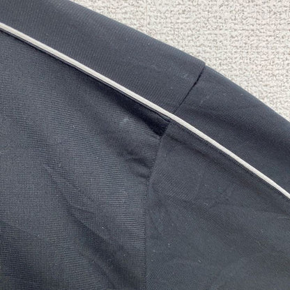 NIKE　ナイキ　トラックジャケット/ジャージ　刺繍ロゴ　黒　ブラック　XLサイズ