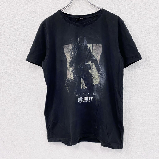 CALL of DUTY　半袖ゲームプリントTシャツ　ゲームT　サバゲー　黒　ブラック　XLサイズ