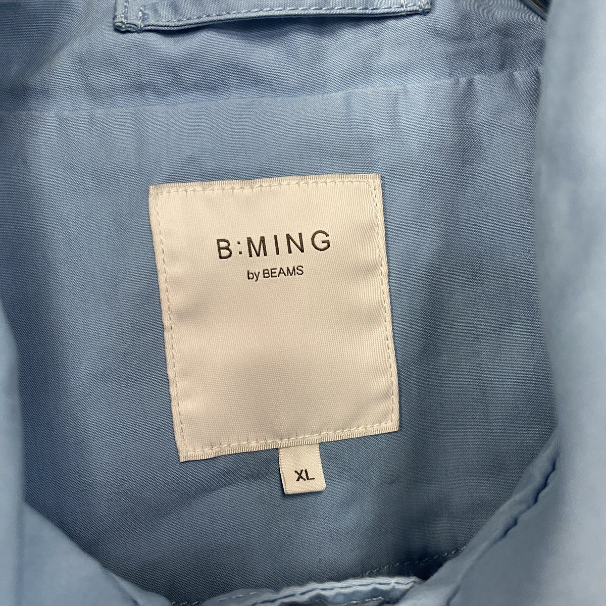 B:MING by BEAMS　ビーミングバイビームス　ロングコート　水色　ライトブルー　XLサイズ　古着