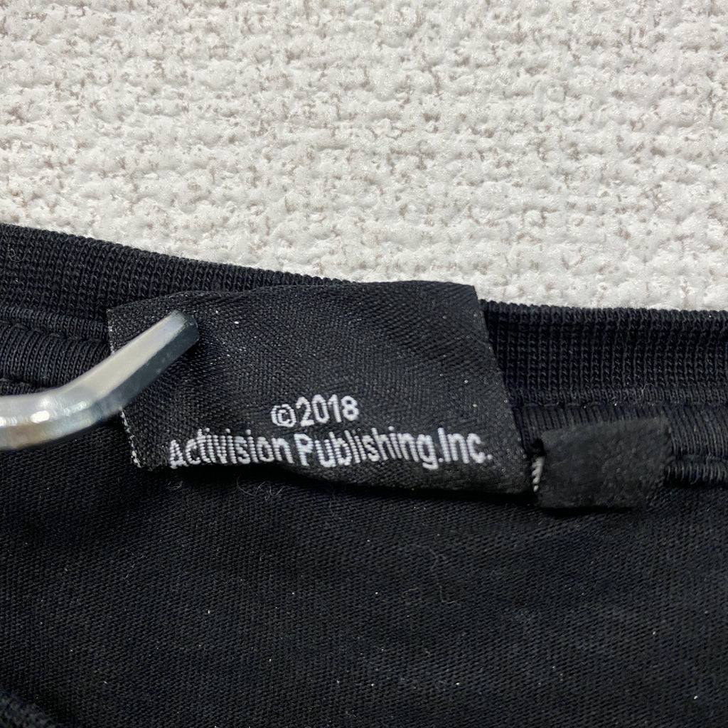 CALL of DUTY　半袖ゲームプリントTシャツ　ゲームT　サバゲー　黒　ブラック　XLサイズ　古着