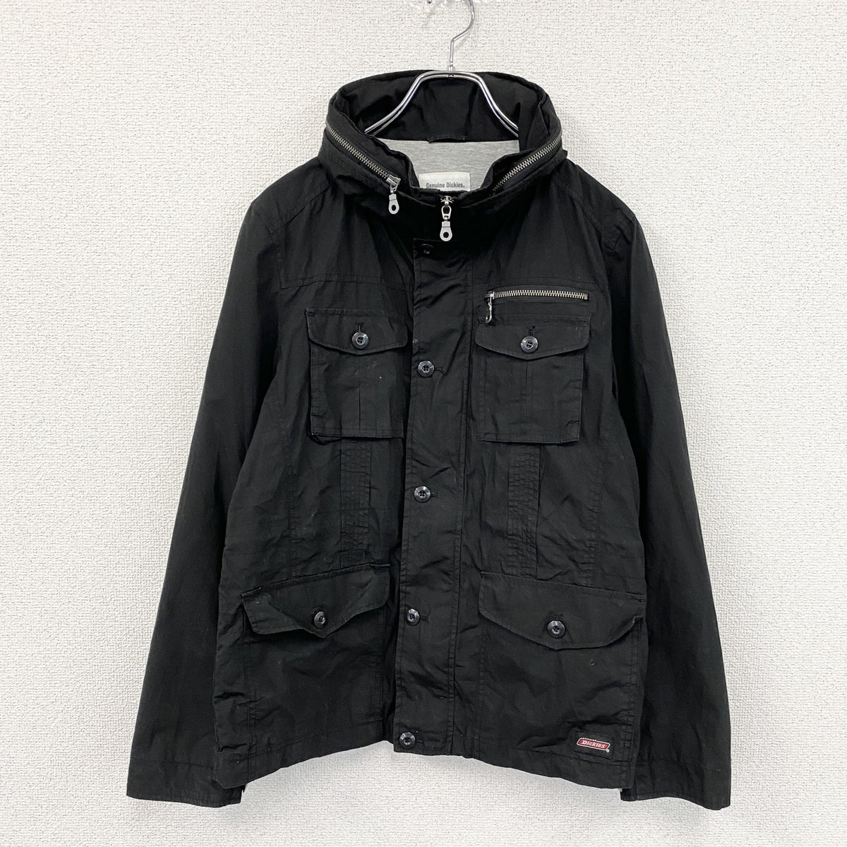 Dickies　ディッキーズ　フルジップジャケット　黒　ブラック　Mサイズ　古着