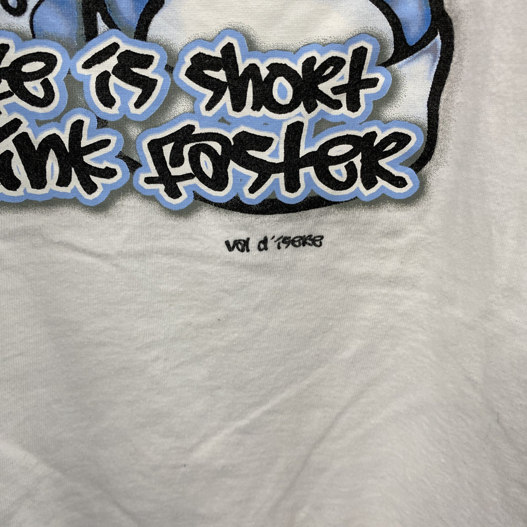 SPIRIT　半袖プリントTシャツ　BBOY　HIPHOP　ヒップホップ　白　ホワイト　Lサイズ　古着