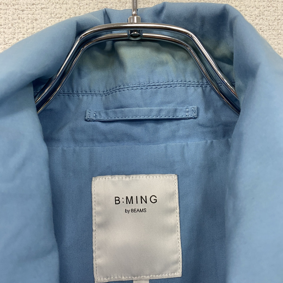 B:MING by BEAMS　ビーミングバイビームス　ロングコート　水色　ライトブルー　XLサイズ　古着