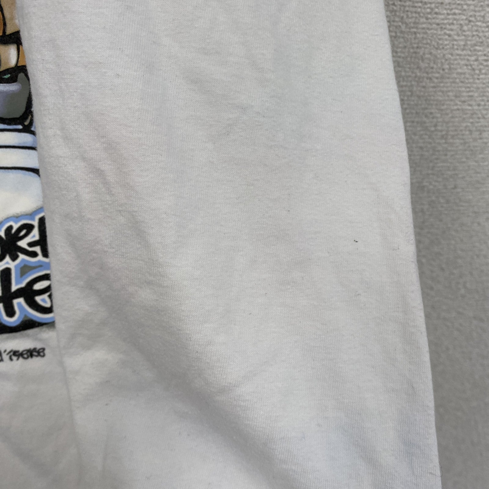 SPIRIT　半袖プリントTシャツ　BBOY　HIPHOP　ヒップホップ　白　ホワイト　Lサイズ　古着