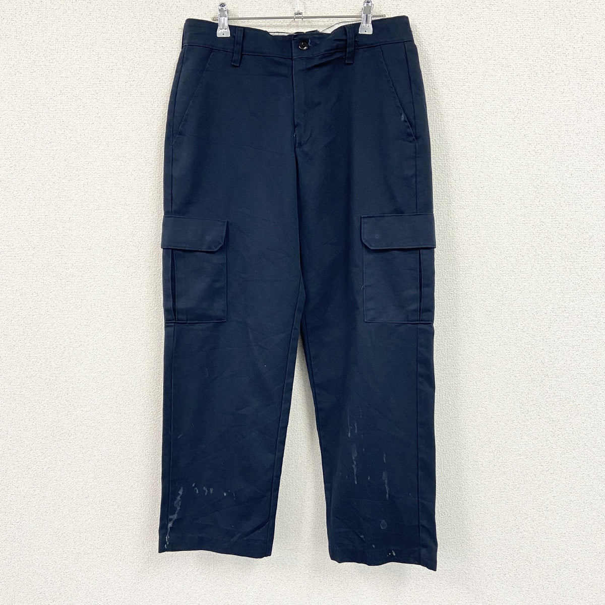 RED KAP　レッドキャップ　カーゴパンツ　ワークパンツ　ジップフライ　紺　ネイビー　W32サイズ