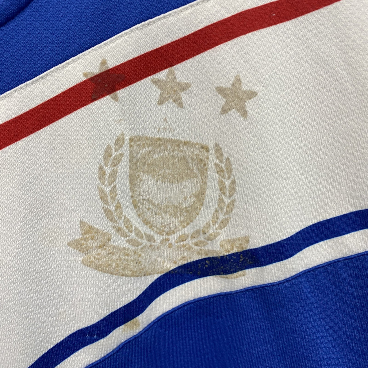 00s　NIKE　ナイキ　中澤佑二　半袖プリントTシャツ　ユニフォーム　青　ブルー　Lサイズ カットソー メンズ ポリエステル 古着