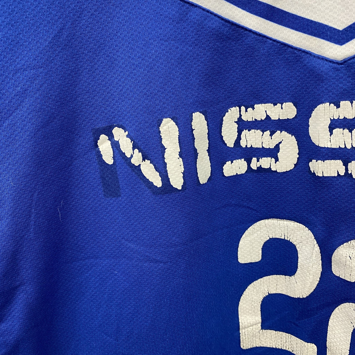 00s　NIKE　ナイキ　中澤佑二　半袖プリントTシャツ　ユニフォーム　青　ブルー　Lサイズ カットソー メンズ ポリエステル 古着