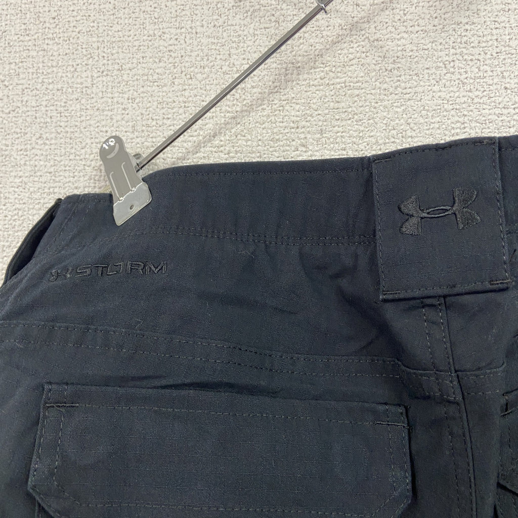 UNDER ARMOUR　アンダーアーマー　カーゴパンツ　ジップフライ　黒　ブラック　10/40サイズ　古着