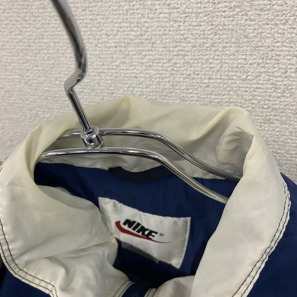 NIKE　ナイキ　ナイロンプルオーバージャケット/ハーフジップジャケット　トライカラー　Mサイズ　古着