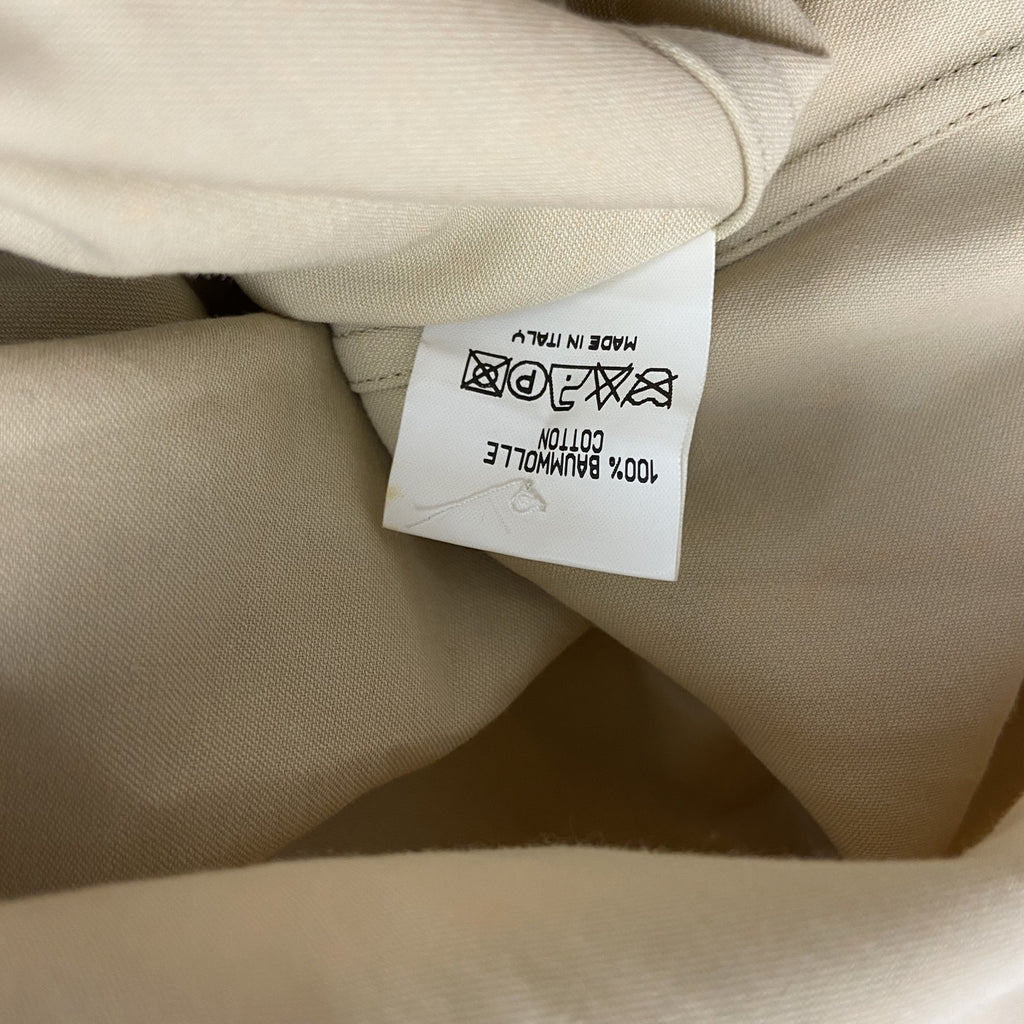 JIL SANDER　ジルサンダー　シャツワンピース　ベージュ　50サイズ　古着