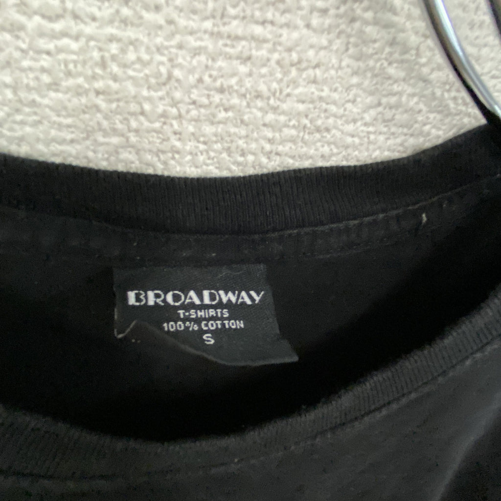 BROADWAY　シンプソンズ　半袖プリントTシャツ　黒　ブラック　Sサイズ　古着