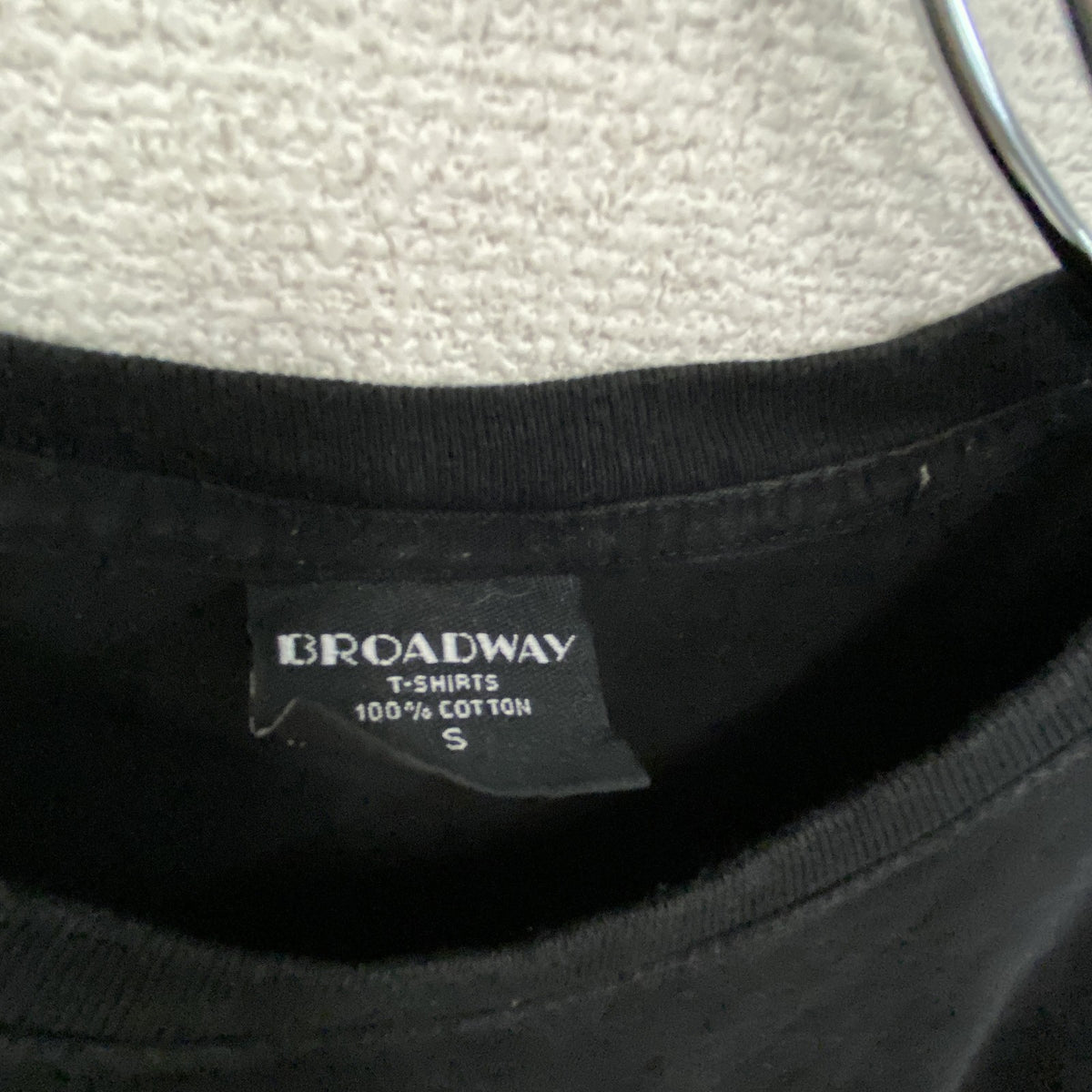 BROADWAY　シンプソンズ　半袖プリントTシャツ　黒　ブラック　Sサイズ　古着