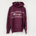Champion　チャンピオン　リバースウィーブ　スウェットパーカー/フーディー　単色タグ　復刻　カシスレッド　Sサイズ　古着