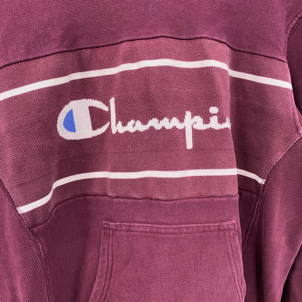 Champion　チャンピオン　リバースウィーブ　スウェットパーカー/フーディー　単色タグ　復刻　カシスレッド　Sサイズ　古着