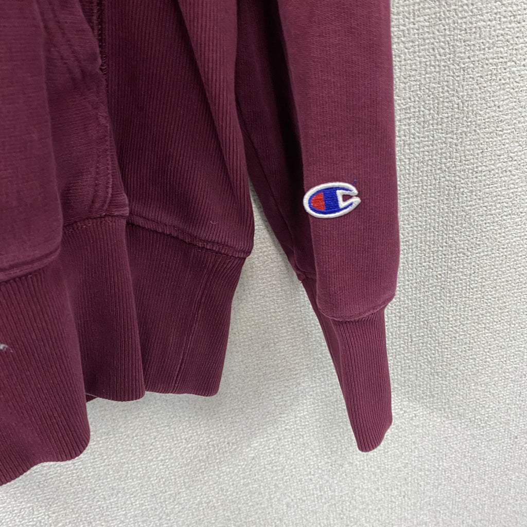 Champion　チャンピオン　リバースウィーブ　スウェットパーカー/フーディー　単色タグ　復刻　カシスレッド　Sサイズ　古着