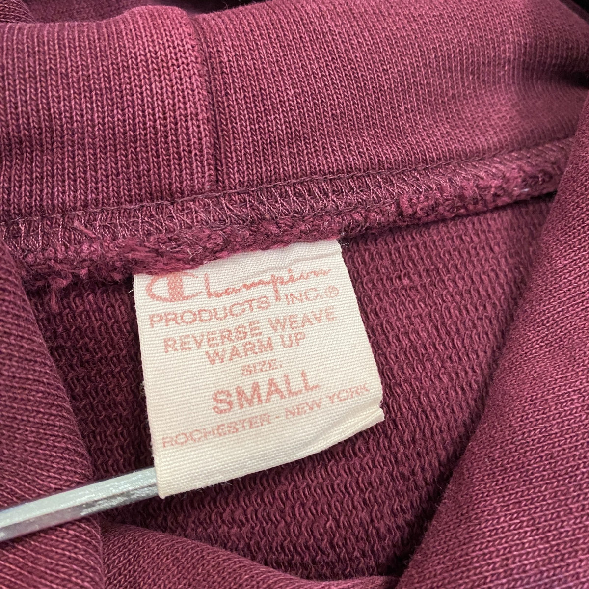 Champion　チャンピオン　リバースウィーブ　スウェットパーカー/フーディー　単色タグ　復刻　カシスレッド　Sサイズ　古着