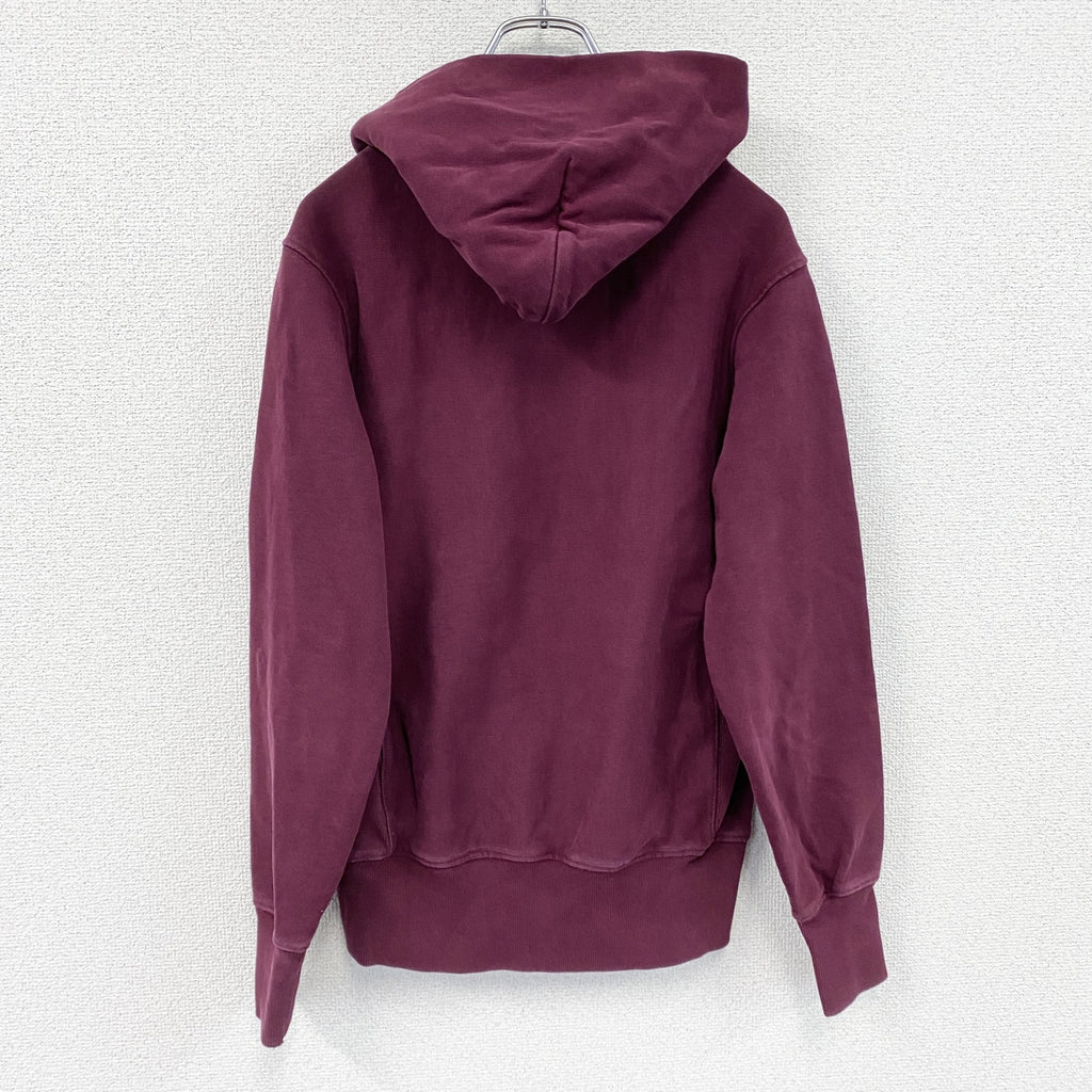 Champion　チャンピオン　リバースウィーブ　スウェットパーカー/フーディー　単色タグ　復刻　カシスレッド　Sサイズ　古着