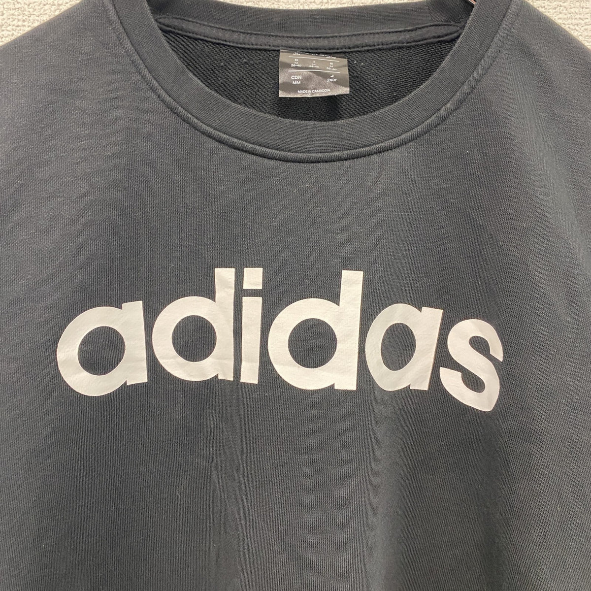 adidas　アディダス　スウェット/トレーナー　黒　ブラック　XXLサイズ