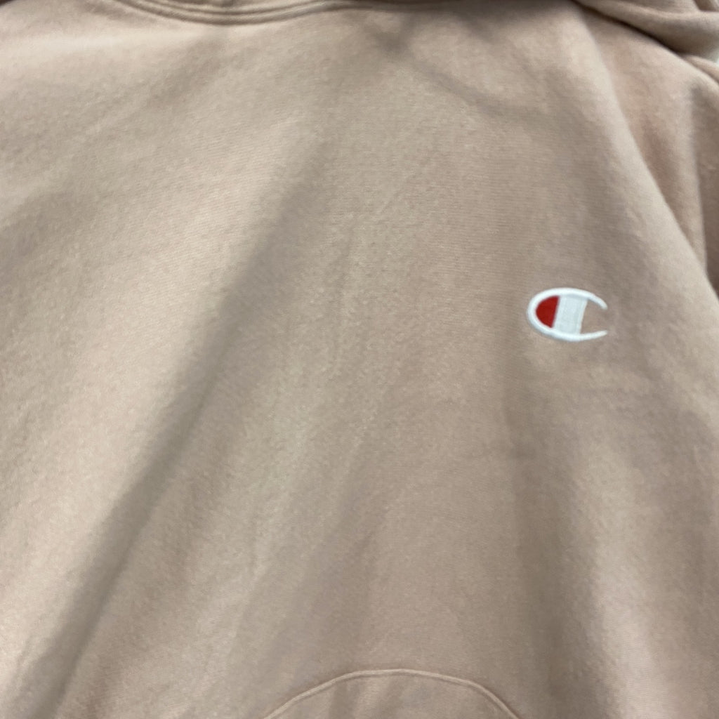 Champion　チャンピオン　リバースウィーブ　スウェットパーカー/フーディー　ヘビーウェイト　現行　ピンクベージュ　Sサイズ　古着
