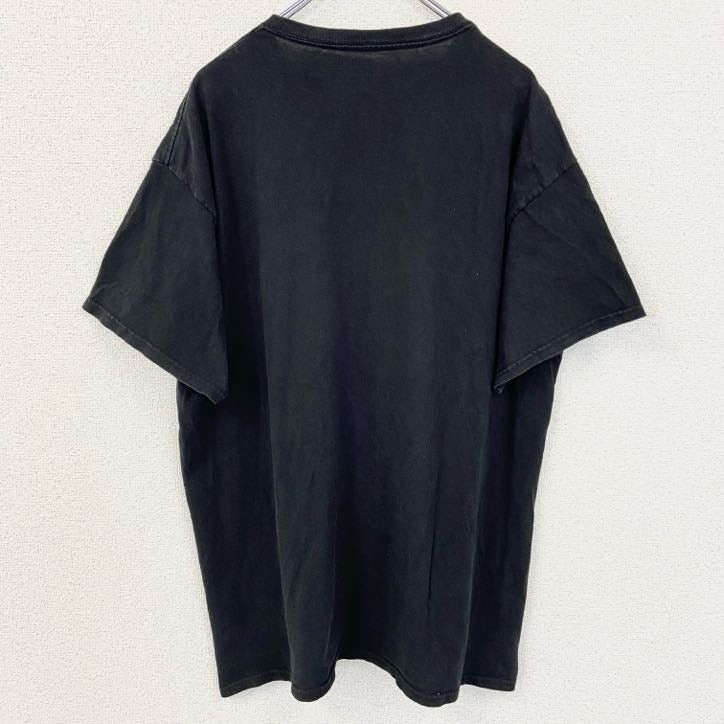 SPENCER’S　半袖英字プリントデザインTシャツ　クルーネック　黒　ブラック　春夏服　XLサイズ　古着