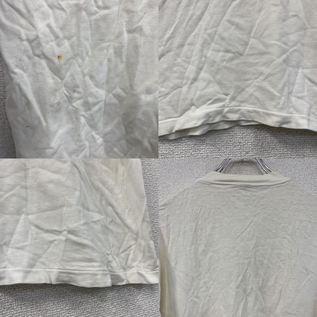 ESPRIT　エスプリ　半袖プリントTシャツ　白　ホワイト　シングルステッチ　ヴィンテージ　古着