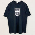 PORT&COMPANY　半袖プリントクルーネックTシャツ　NGHL　ホッケー　スポーツ　黒　ブラック　Mサイズ　古着