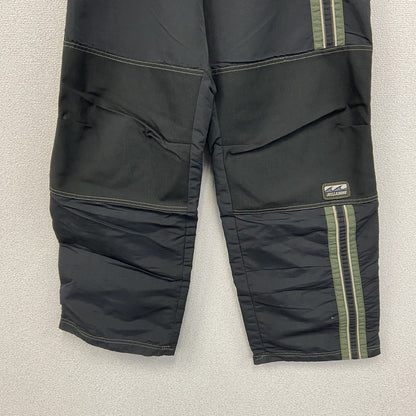90s　Billabong　ナイロンパンツ　スキーウェア　ヴィンテージ　ファスナーポケット　黒　ブラック　Lサイズ