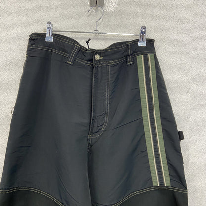 90s　Billabong　ナイロンパンツ　スキーウェア　ヴィンテージ　ファスナーポケット　黒　ブラック　Lサイズ